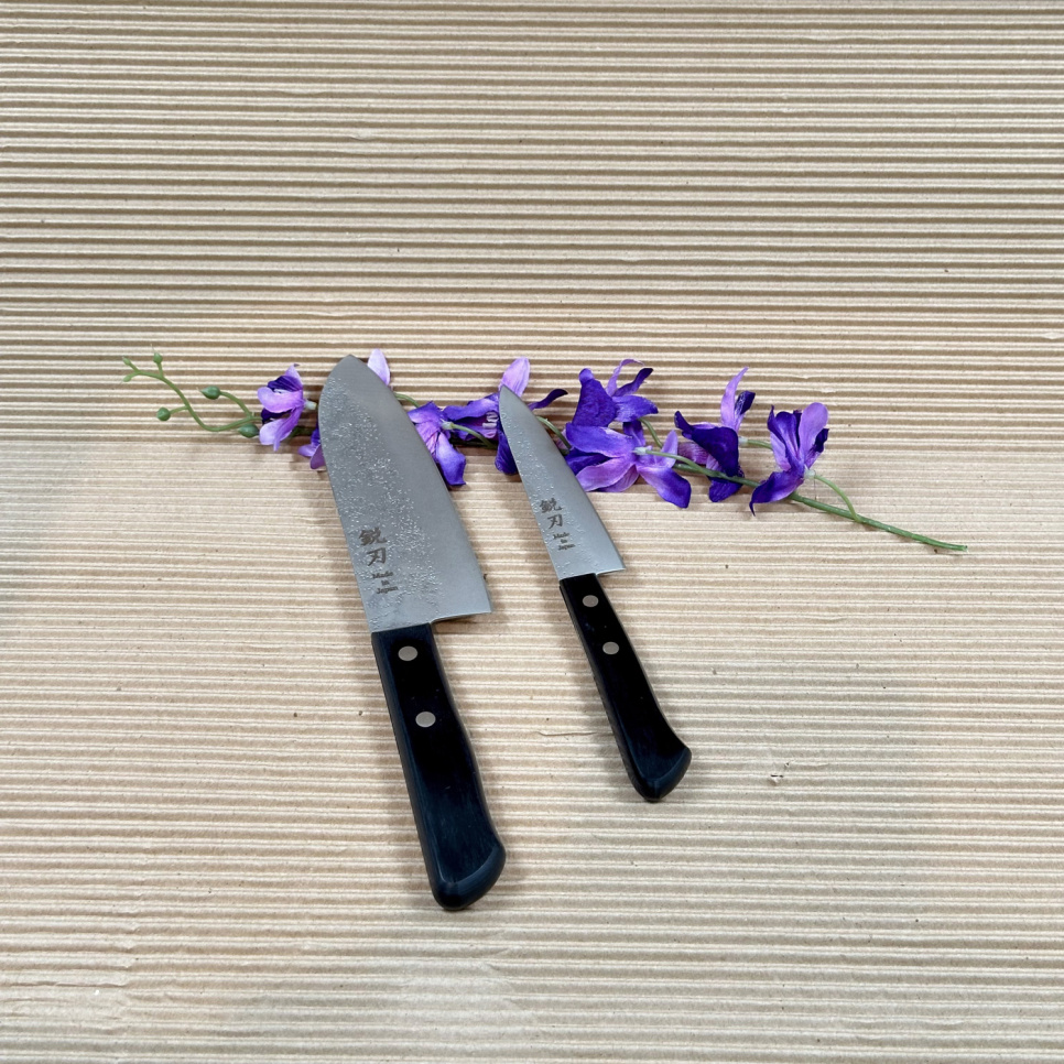 Knife set, Rustic, Petty & Santoku - Surudoi in the group Cooking / Kitchen knives / Knife set at KitchenLab (1450-30796)