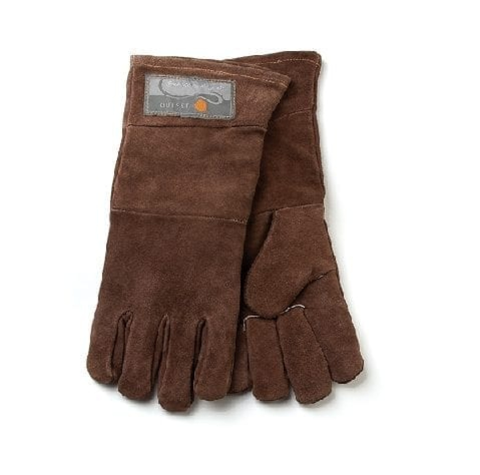 Leather Barbecue gloves, 2-pack in the group Barbecues, Stoves & Ovens / Barbecue accessories / Barbecue mitts at KitchenLab (1451-12771)