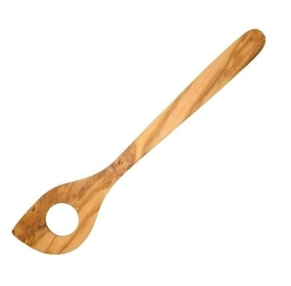 Wooden spoon with holes in olive wood, 30 cm - Scanwood in the group Cooking / Kitchen utensils / Ladles & spoons at KitchenLab (1451-13290)