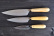 Messerset 3 Kohlenstoffstahl-Messer mit Messerrolle - Pallarès