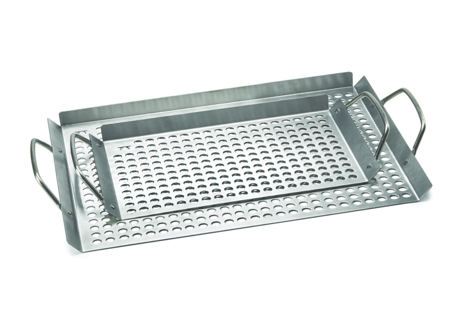 Barbecue tray, Stainless steel, 2 pcs - Outset in the group Table setting / Plates, Bowls & Dishes / Fat at KitchenLab (1451-25212)