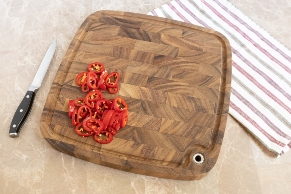 Billot de boucher en acacia, Gourmet Mini Carolina - Ironwood