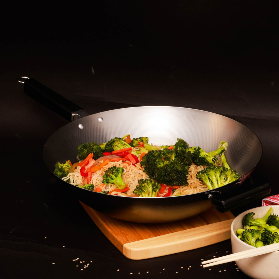 Wok in Carbon Steel, 30 cm - Joyce Chen
