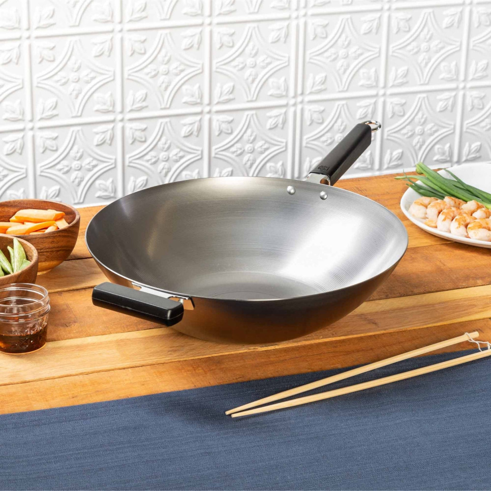 Wok in Carbon Steel, 30 cm - Joyce Chen