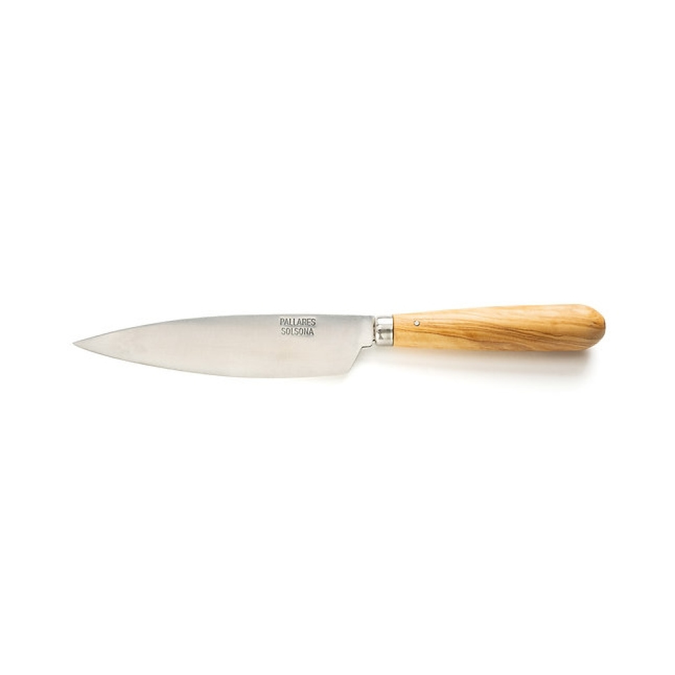 Carbon Steel Knife with Olive Wood Handle - Pallarès