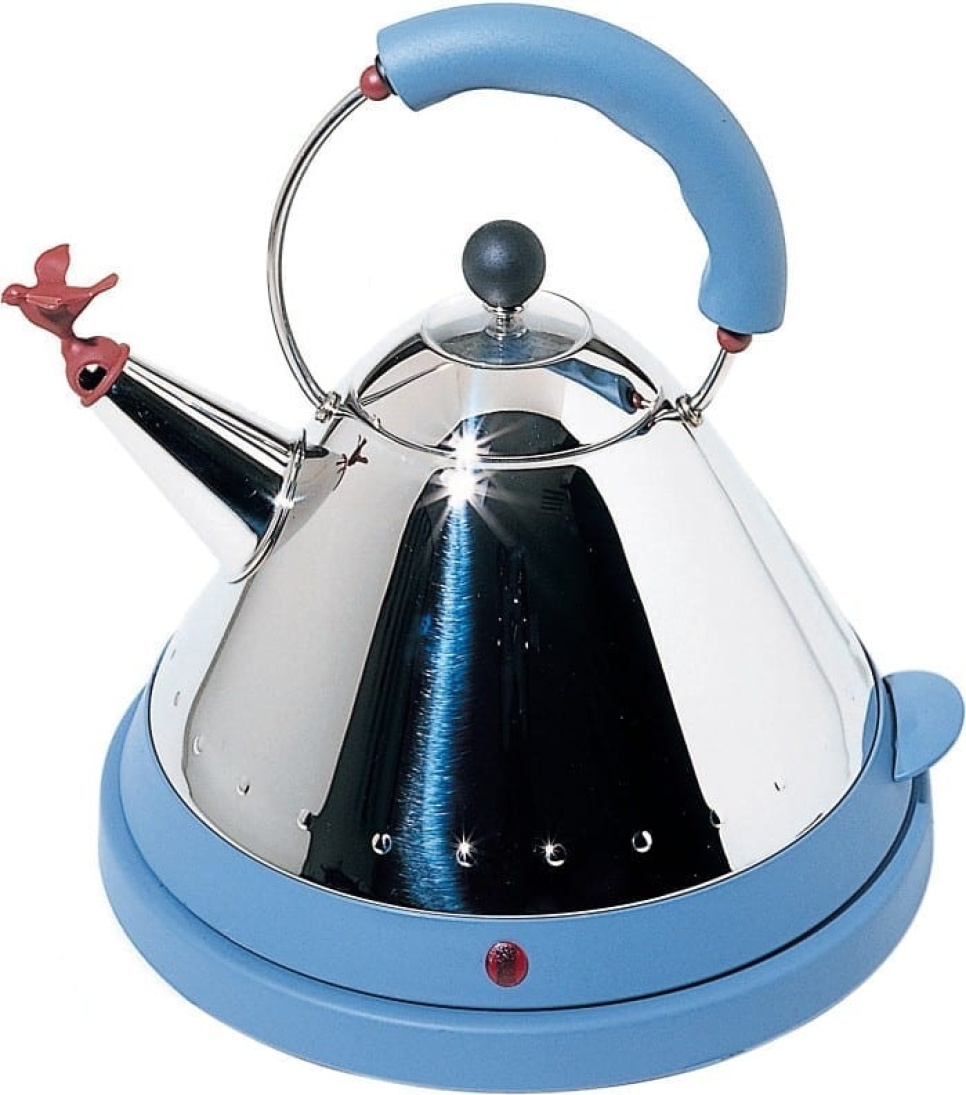 Kettle, Stainless, steel/light blue - Alessi in the group Tea & Coffee / Tea / Tea Kettles at KitchenLab (1466-12181)