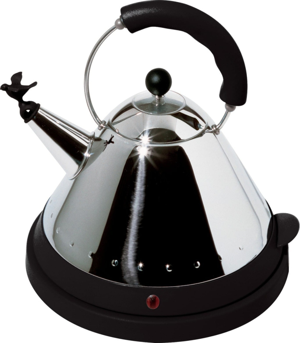 Kettle, Stainless, steel/black - Alessi in the group Tea & Coffee / Tea / Tea Kettles at KitchenLab (1466-12182)