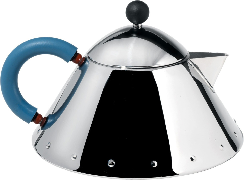Teapot, steel/light blue in the group Tea & Coffee / Tea / Teapots at KitchenLab (1466-12184)