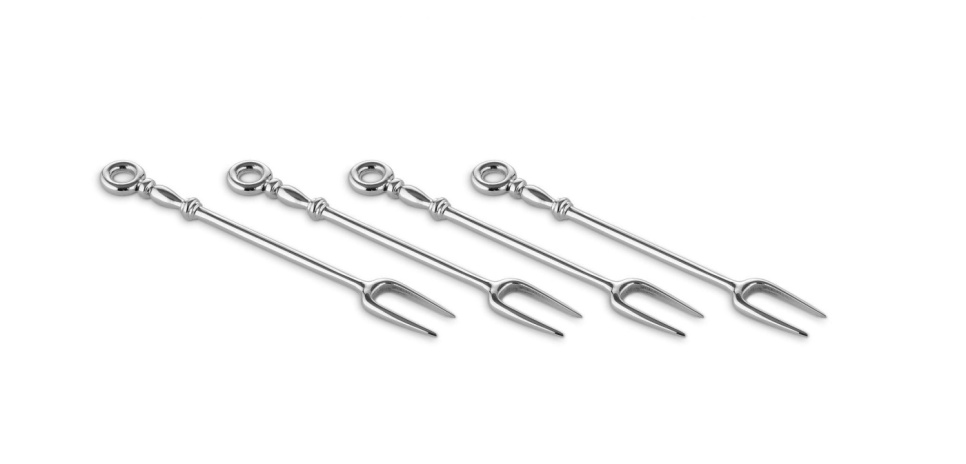Antipasto forks, 4-pack - Alessi in the group Table setting / Cutlery / Forks at KitchenLab (1466-16605)