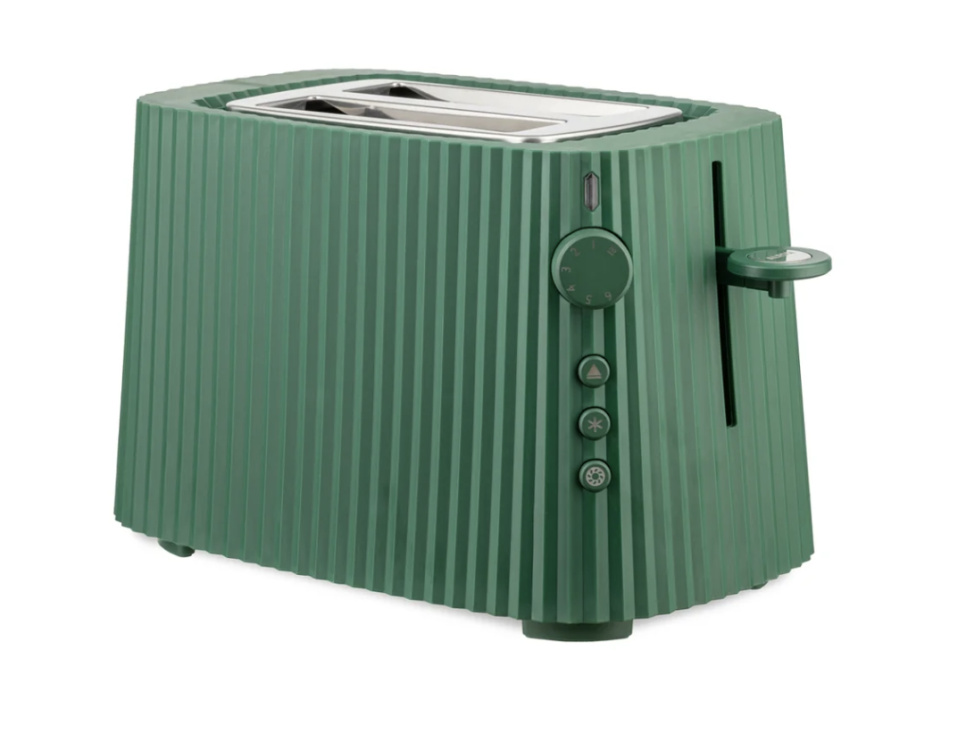 Toaster, Plissé - Green - Alessi in the group Kitchen appliances / Heating & Cooking / Toasters at KitchenLab (1466-27521)