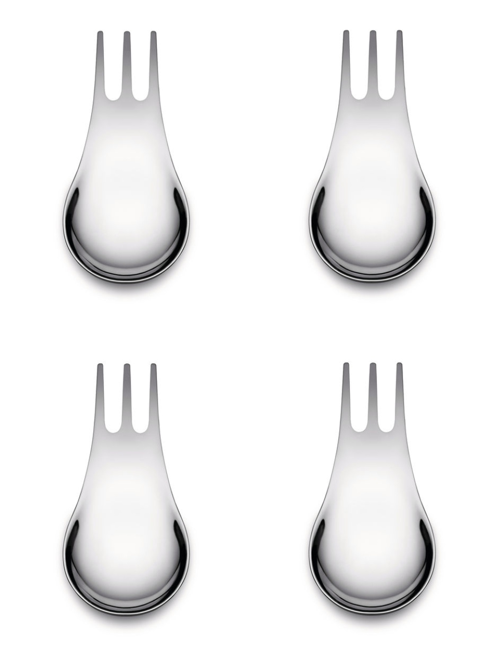 Moscardino, Besteck für Snacks, Tapas und Aperitivo, 4er-Pack - Alessi in der Gruppe Tischgedeck / Sonstiges fürs Tischgedeck & Servieren / Ornamente bei The Kitchen Lab (1466-31422)