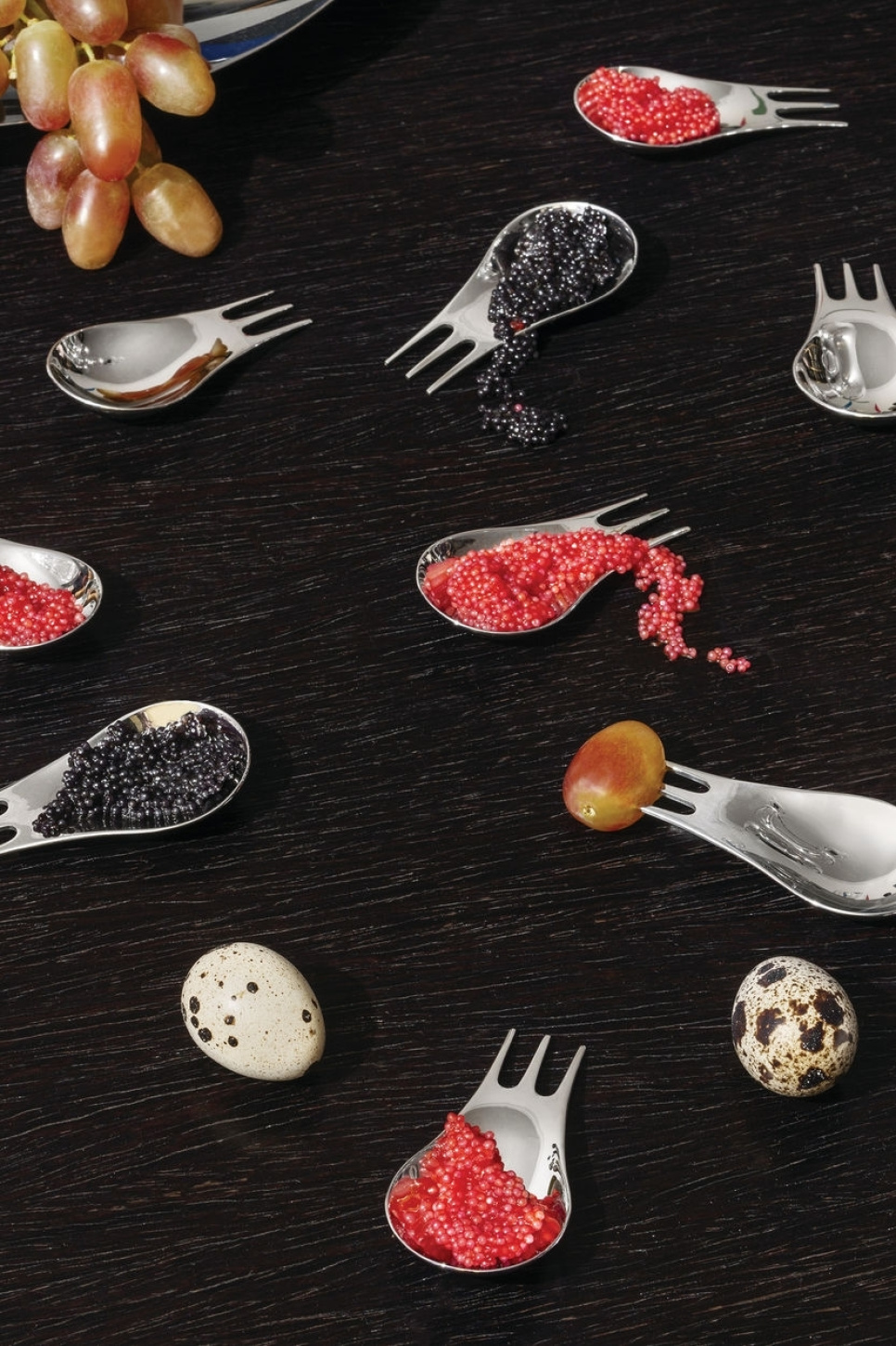 Moscardino, Besteck für Snacks, Tapas und Aperitivo, 4er-Pack - Alessi