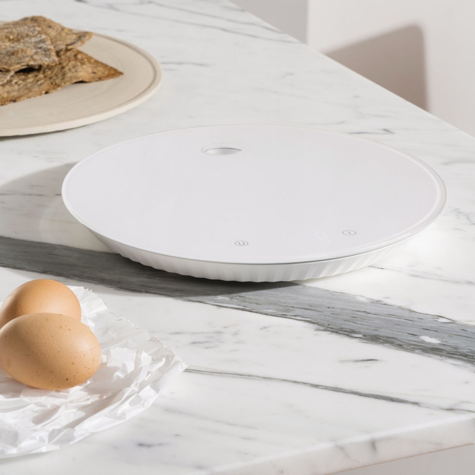 Balance de cuisine, Plissé, Blanc - Alessi