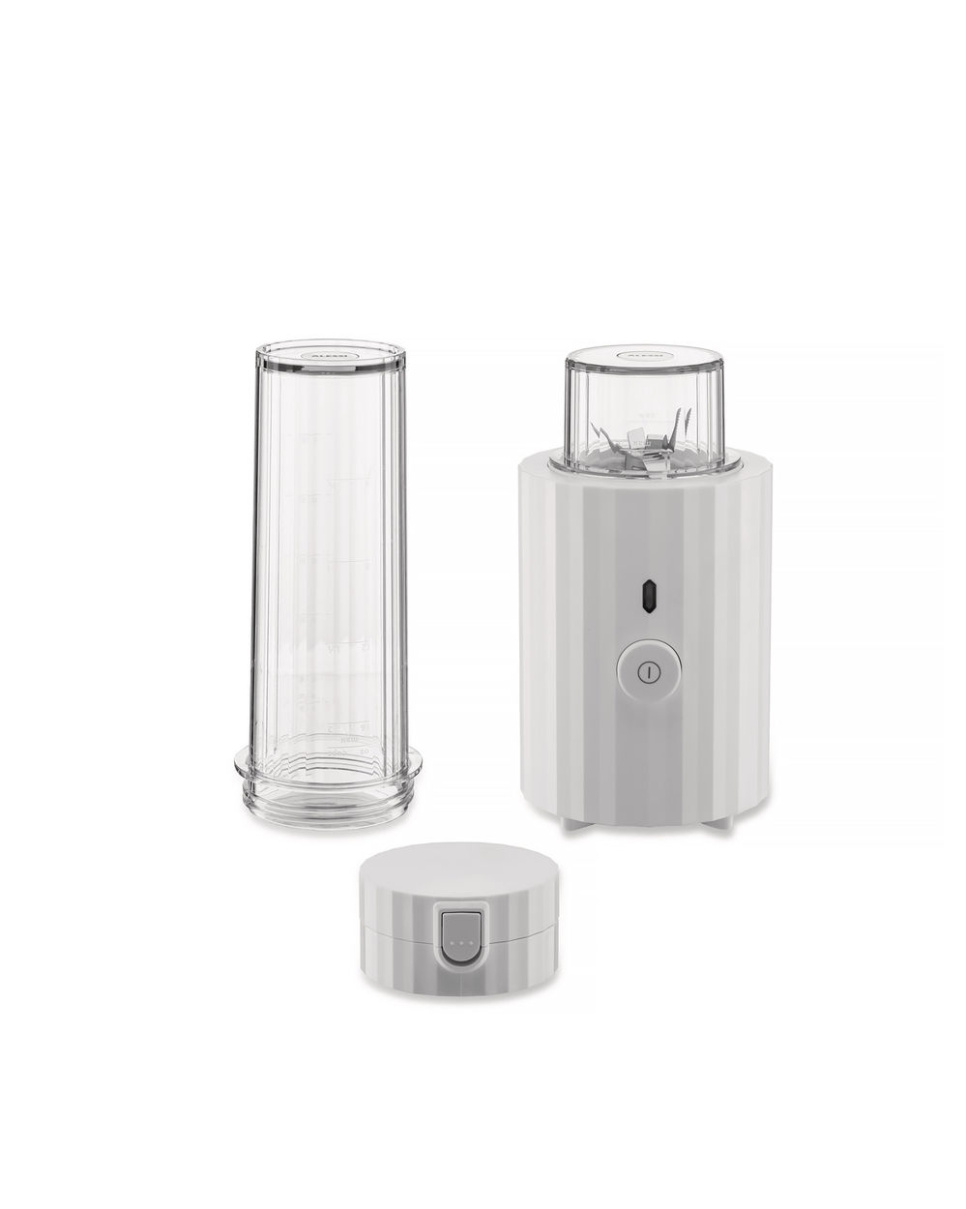 Blender / Mini Mixeur personnel, plissé, blanc - Alessi