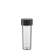 Extra bottle for personal blender, Plissé, Black - Alessi