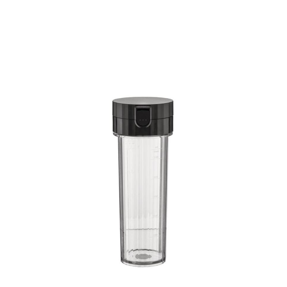 Extra bottle for personal blender, Plissé, Black - Alessi in the group Kitchen appliances / Mix & Chop / Blenders at KitchenLab (1466-31441)