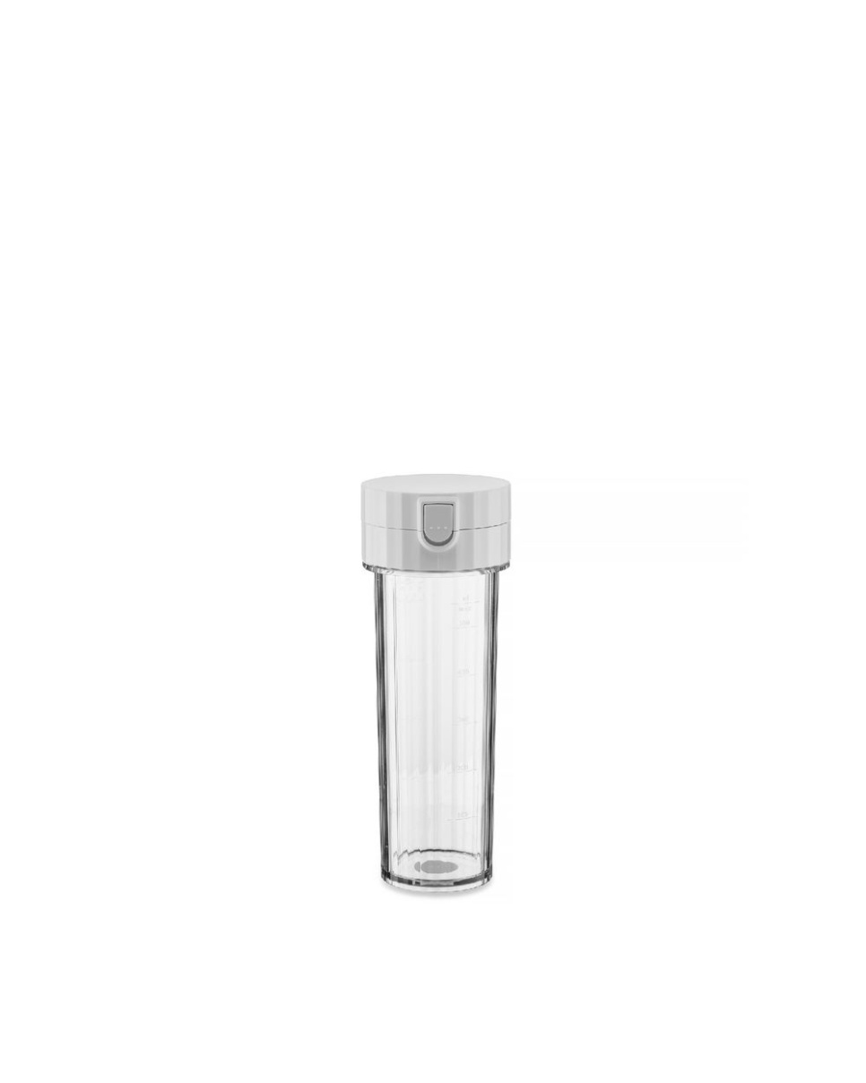 Extra bottle for personal blender, Plissé, White - Alessi