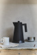 Kettle with temperature control, Plissé, Black - Alessi