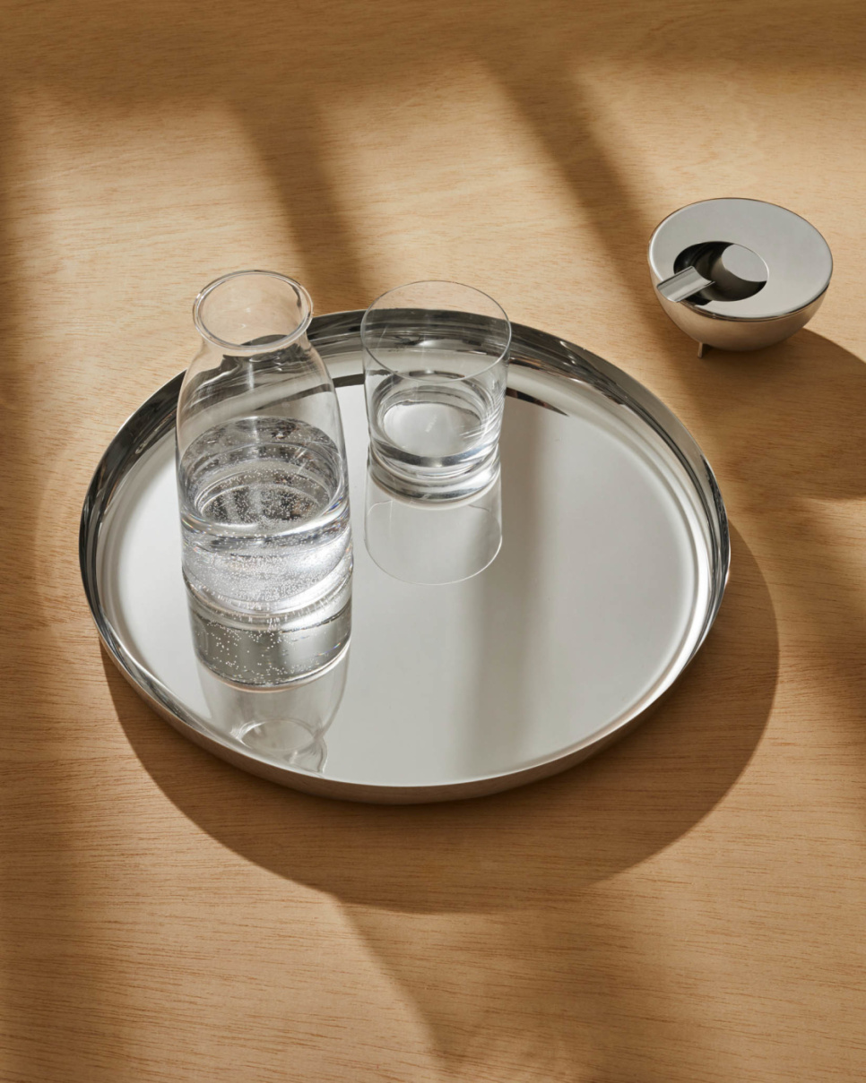 Round Tray in Stainless Steel - Alessi
