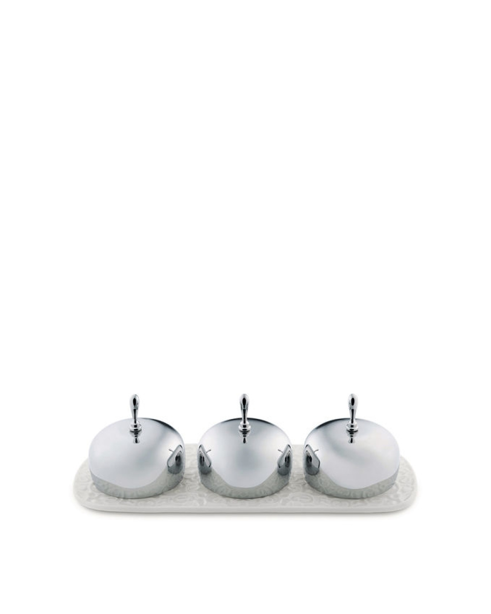 Jam set with three bowls, Dressed - Alessi in the group Table setting / Plates, Bowls & Dishes / Fat at KitchenLab (1466-36316)