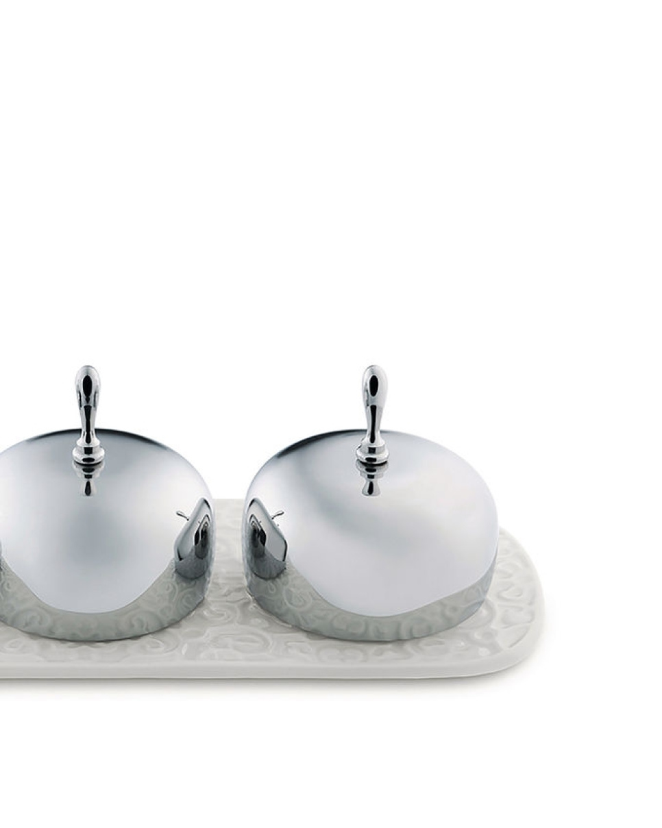 Jam set with three bowls, Dressed - Alessi