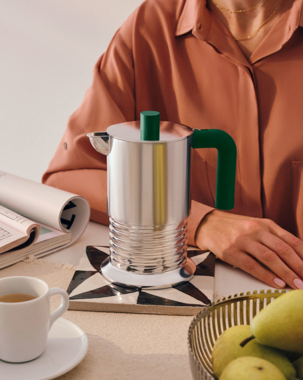 Kaffeekocher, Vite, Aluminium - Alessi