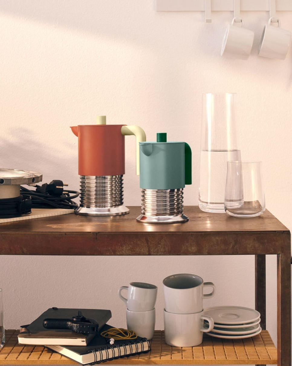 Coffee maker, Vite, brown - Alessi