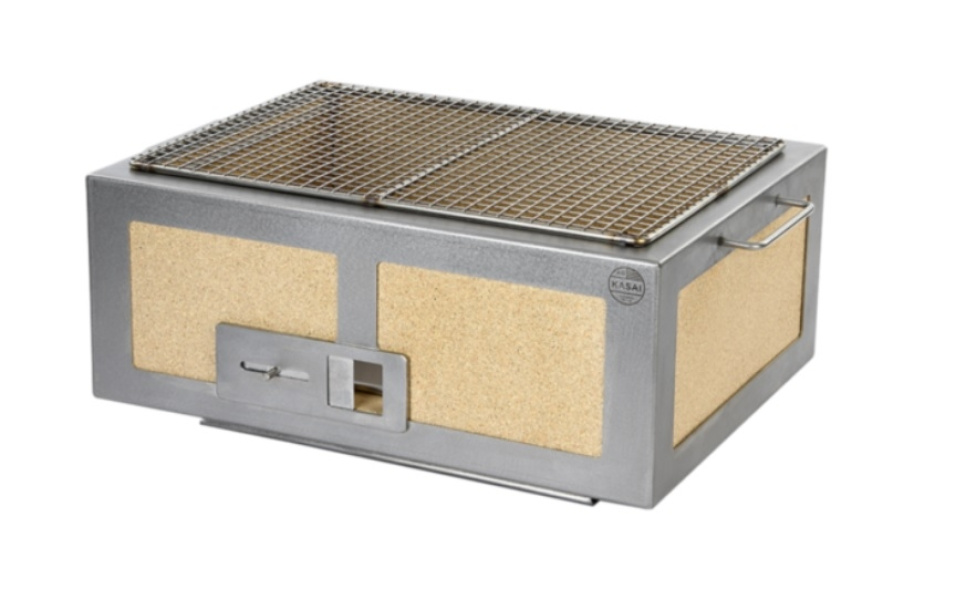 Table Grill/Conro Grill with Stainless Steel Frame, Medium Wide 46 x 36 cm - Kasai in the group Barbecues, Stoves & Ovens / Barbecues / Table barbecues at KitchenLab (1512-25806)