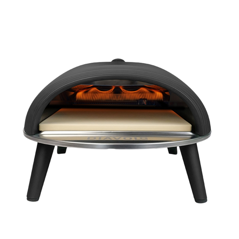 Pizza oven Diavolo, Gas fired, Black - Delivita in the group Barbecues, Stoves & Ovens / Ovens / Pizza ovens at KitchenLab (1512-31905)
