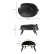 Pizza oven Diavolo, Gas fired, Black - Delivita