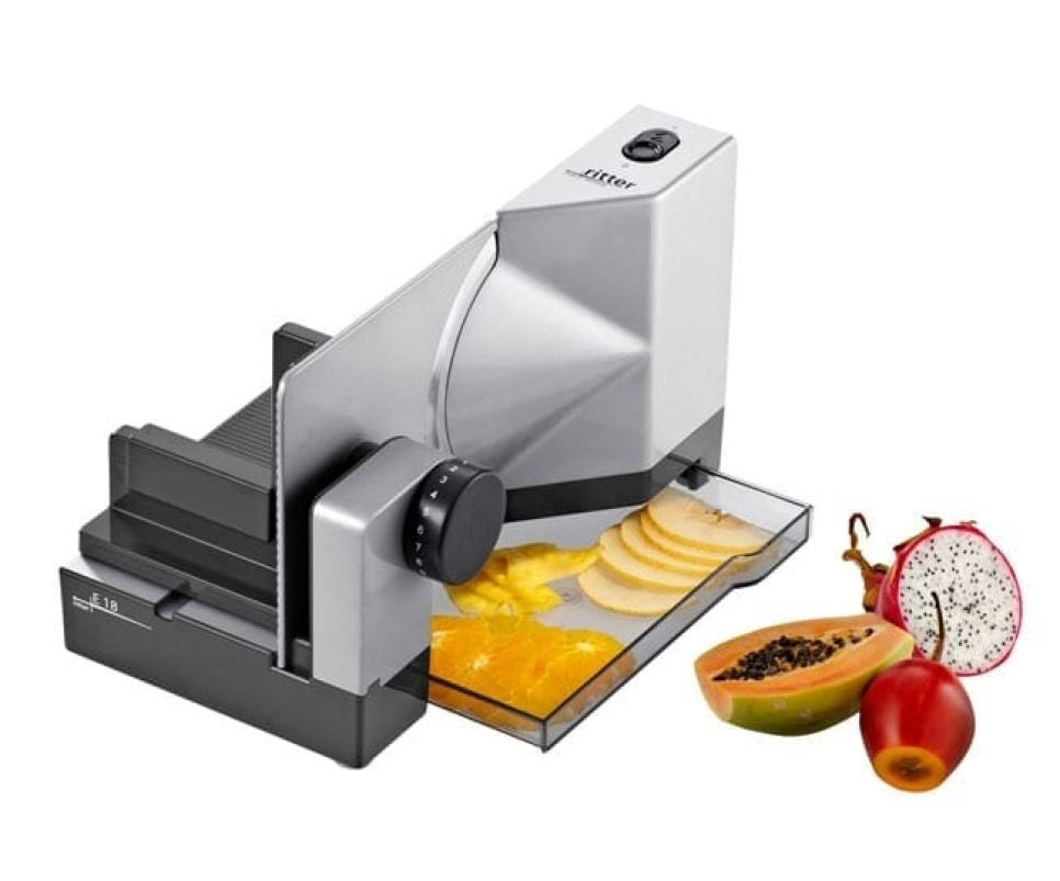 E18 Slicer 17cm, Left-hand drive - Ritter in the group Kitchen appliances / Cutting & Grinding / Cutting machines at KitchenLab (1520-14316)