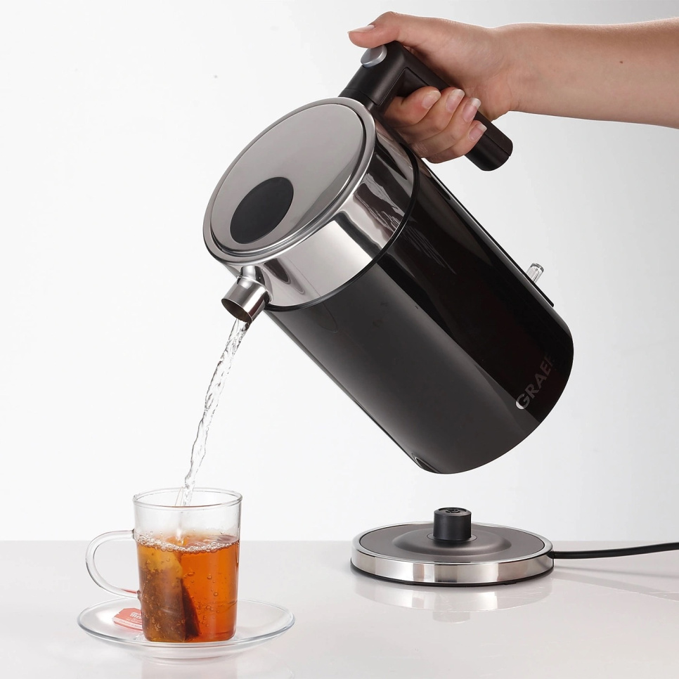 Kettle 1.5 L, Black - Graef