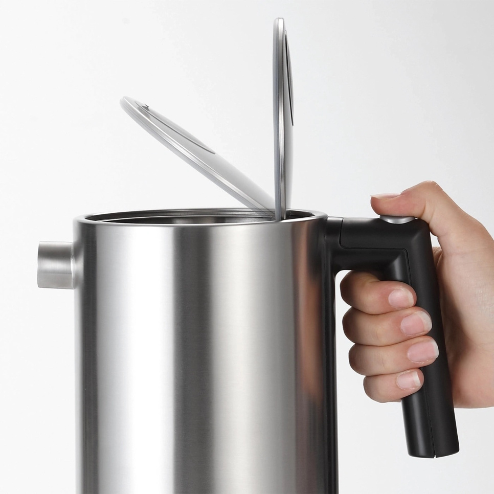 Kettle with temperature setting 1.2 L, Stainless steel - Graef
