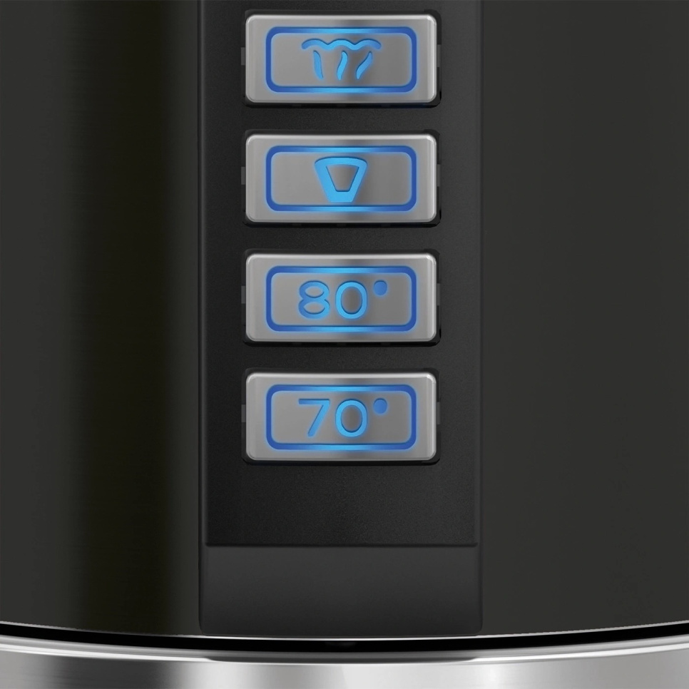 Kettle with temperature setting 1.2 L, black - Graef