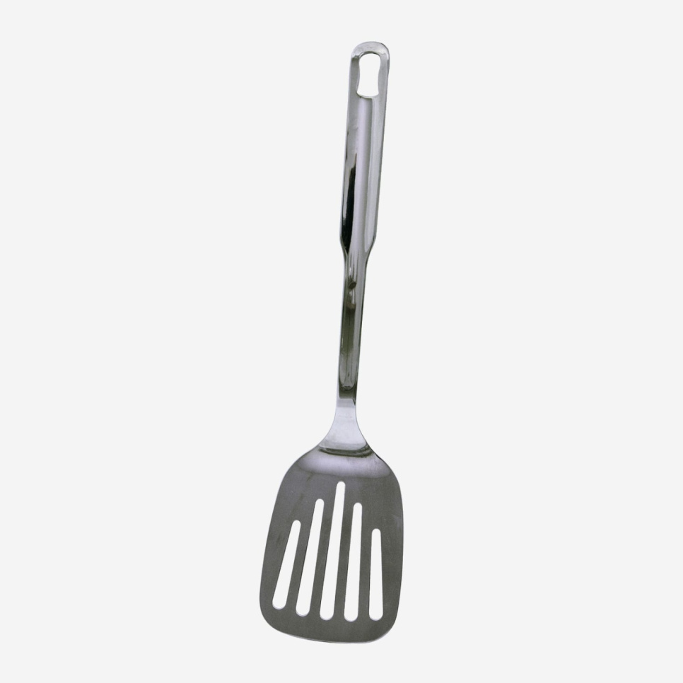 Spatula with slotted grooves, entirely in stainless steel, 34 cm - Östlin in the group Cooking / Kitchen utensils / Spades & scrapers at KitchenLab (1521-14768)