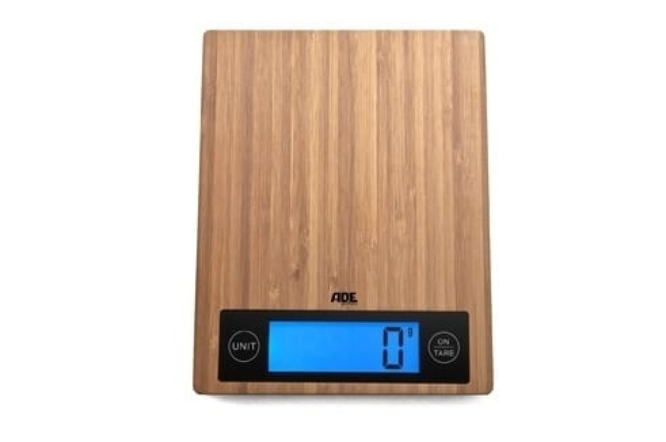 Digital kitchen scale 1-5000g, Bamboo - ADE in the group Cooking / Gauges & Measures / Kitchen scales at KitchenLab (1524-14245)