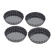 Tartlet pan, nonstick, 10cm, 4-pack - Tala