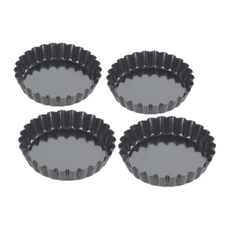 Tartlet pan, nonstick, 10cm, 4-pack - Tala