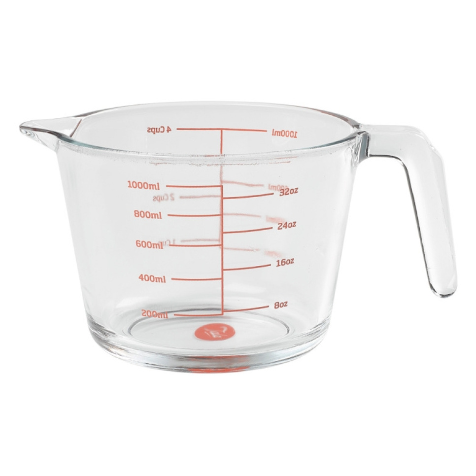 Measuring jug, tempered glass, 1 liter - Tala in the group Cooking / Gauges & Measures / Volume measure at KitchenLab (1524-29466)