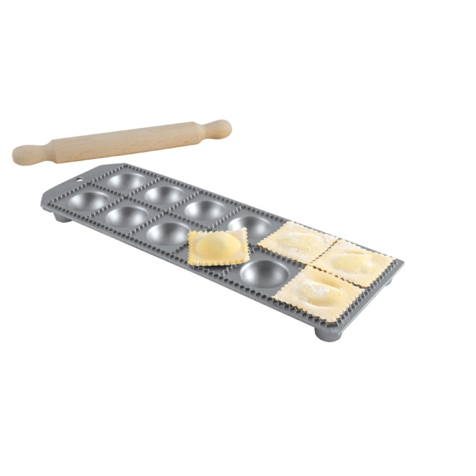 Ravioli-Form mit Nudelholz, 12 Stück - Eppicotispai in der Gruppe Küchengeräte / Andere Küchengeräte / Nudelmaschinen bei The Kitchen Lab (1524-29476)