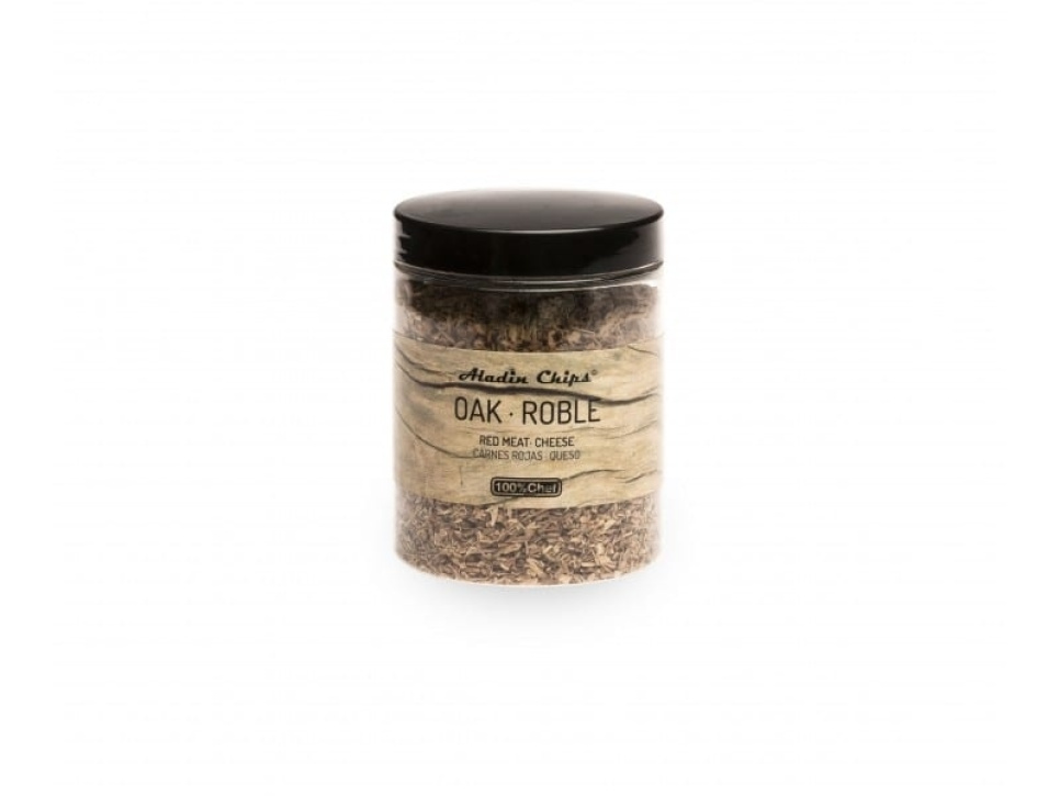 Smoke shavings for smoking guns, Oak 80g - 100% Chef in the group Barbecues, Stoves & Ovens / Barbecue charcoal & briquettes / Smoke shavings at KitchenLab (1532-14368)