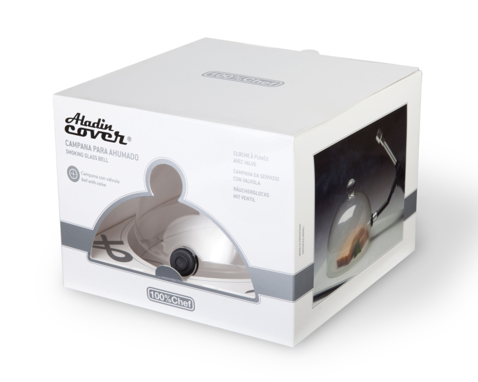 Haube für Aladdin Rauchpistolen, 14 cm - 100% Chef in der Gruppe Küchengeräte / Andere Küchengeräte / Smoking Guns bei The Kitchen Lab (1532-14377)
