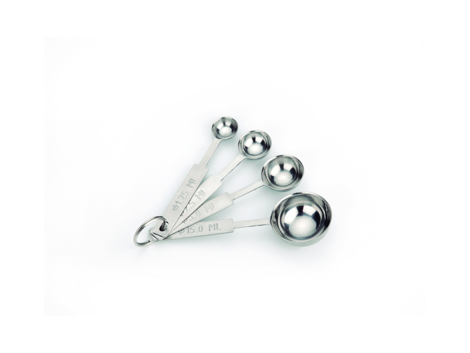 Spherical spoons for molecular cooking, 4-pack - 100% Chef in the group Cooking / Gauges & Measures / Spoon measure at KitchenLab (1532-14391)
