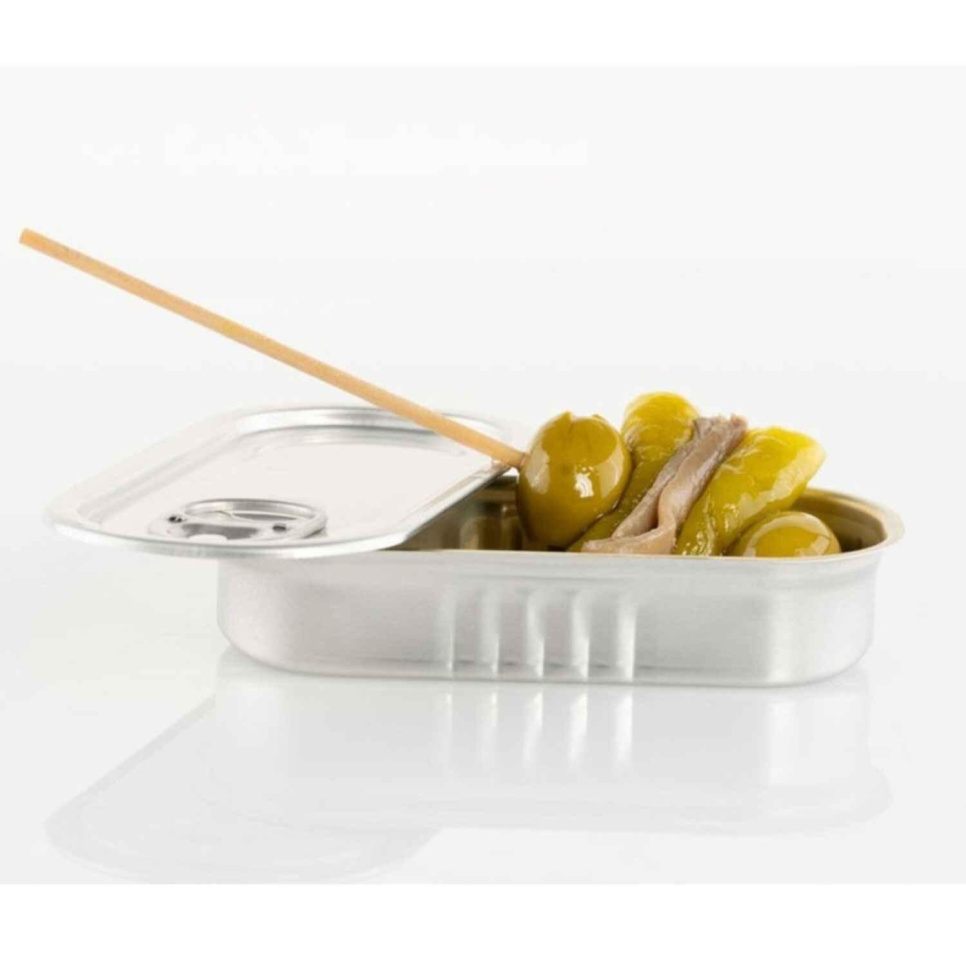Mini preserve tin, oval, 100-pack - 100% Chef