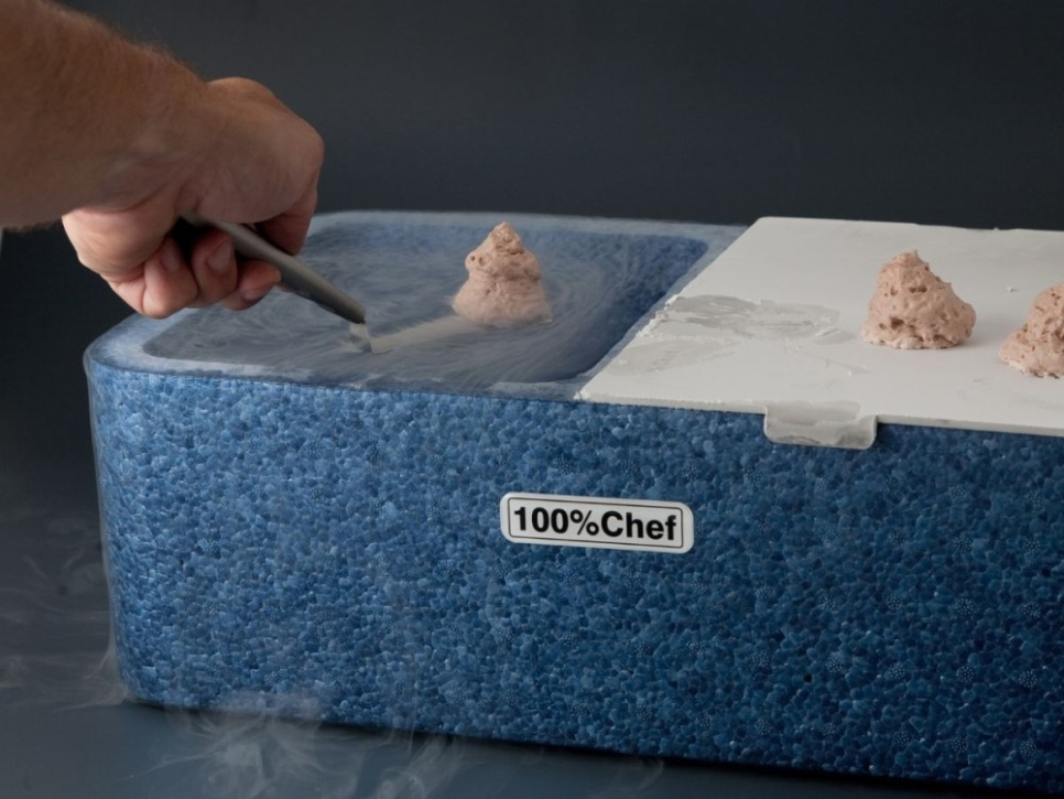 Nitro plate for liquid nitrogen - 100% Chef