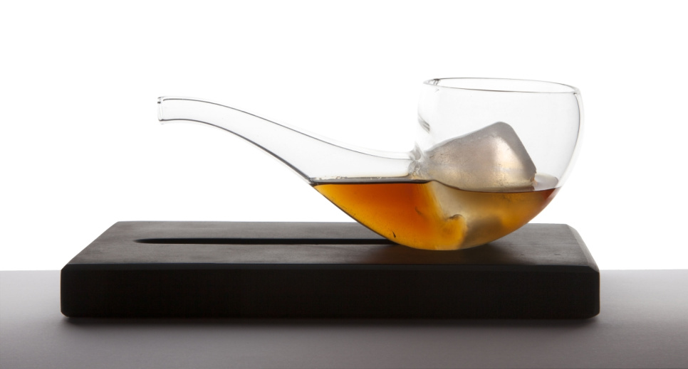 Verre à cocktail, Pipe avec support - 100% Chef dans le groupe Arts de la table / Verre / Verre à cocktail l\'adresse The Kitchen Lab (1532-14998)