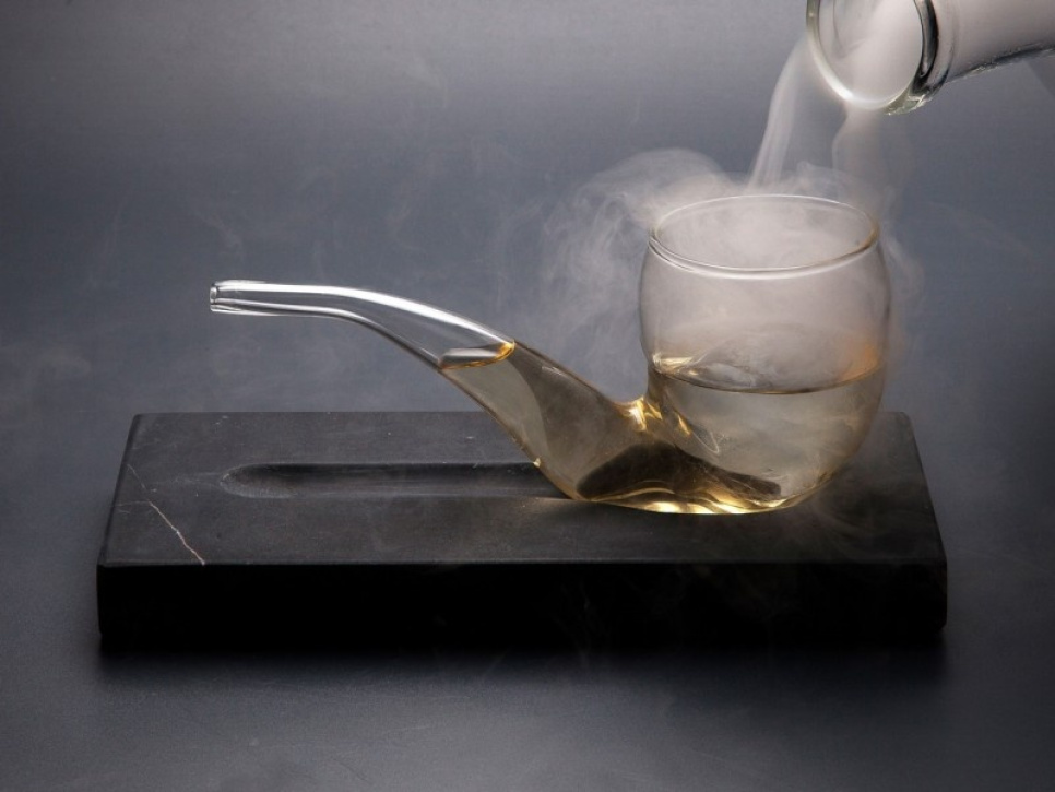 Verre à cocktail, Pipe avec support - 100% Chef
