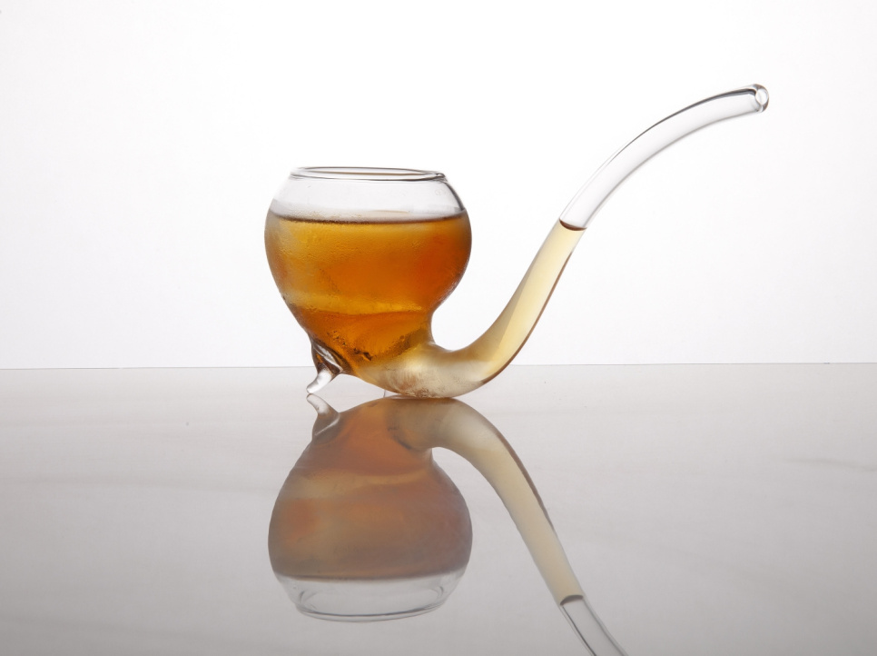 Glass pipe in borosilicate glass - 100% Chef