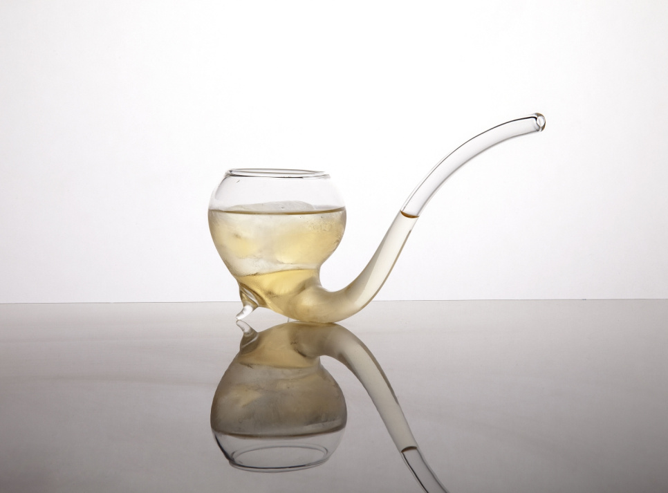 Glass pipe in borosilicate glass - 100% Chef