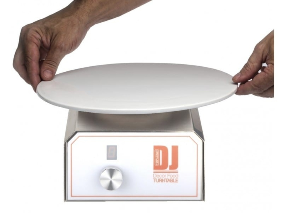 LP plate, porcelain, 4-pack - 100% Chef